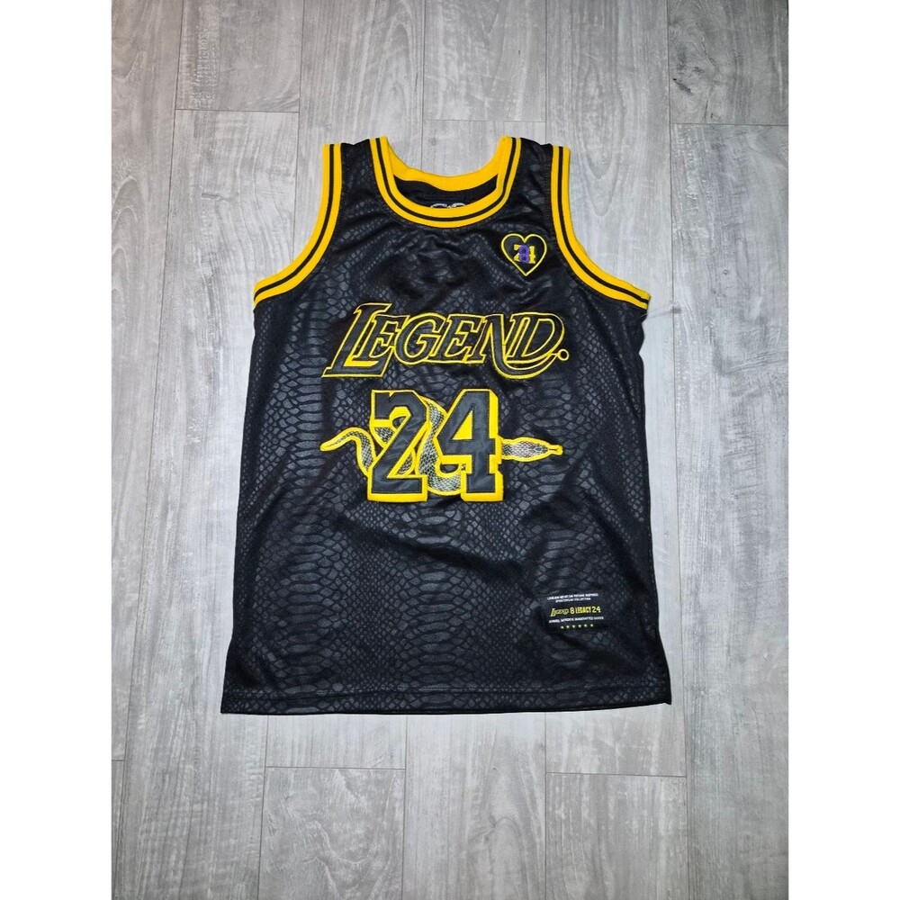Men's Legend 8 24 Basketball Jersey 90S Hip Hop Sports Top Snakeskin